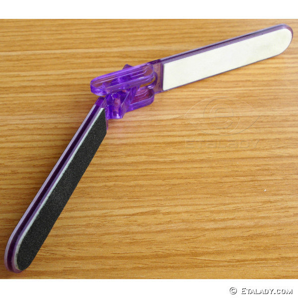 folding nail file, flash shiner nail buffer