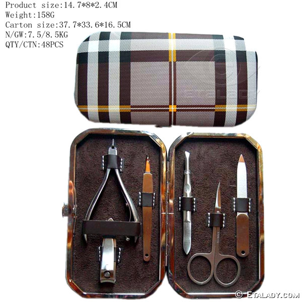 stainless steel manicure set