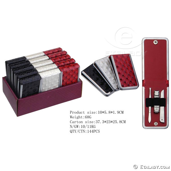 manicure set leather