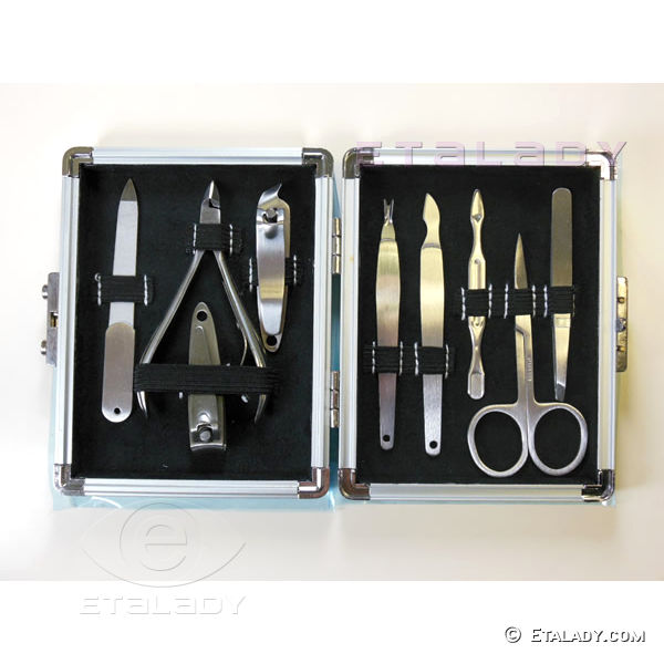 Aluminium Box Manicure Set