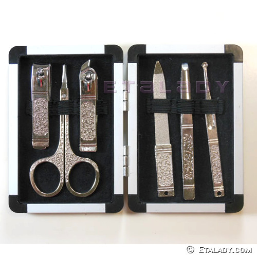 Aluminium Box Manicure Pedicure Set