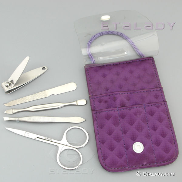 Beauty Instrument, Pvc Bag Manicure Kit