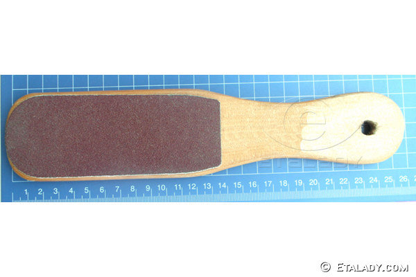 wooden foot file