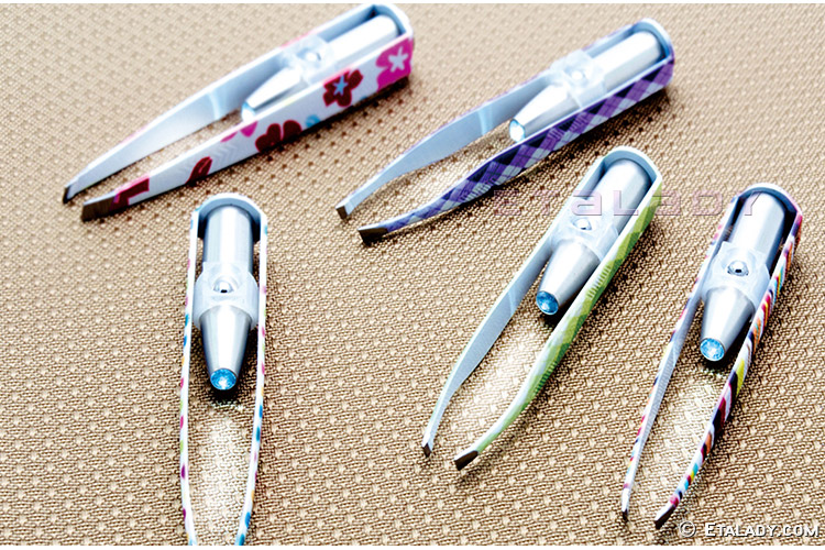 Printed Led light tweezers