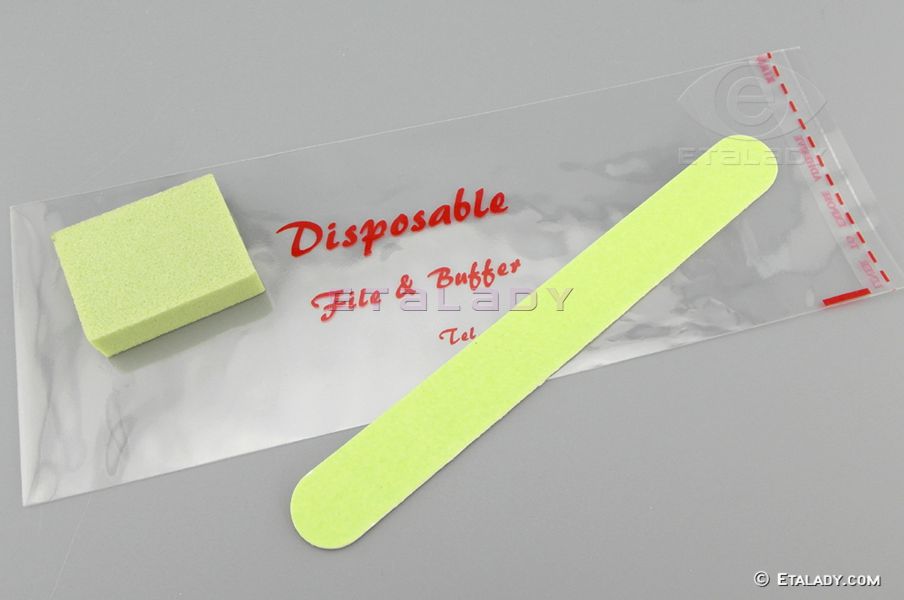 Disposable Nail File & Mini Buffer, Disposable Nail Kit