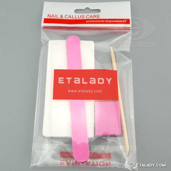 Professional Disposable Kit For Nail & Callus Care, Disposable Manicure Pedicure Kit