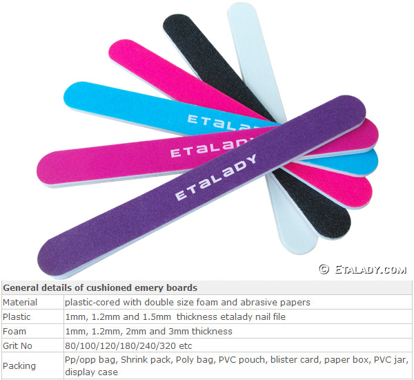 Emery Board, Zebra Nail File