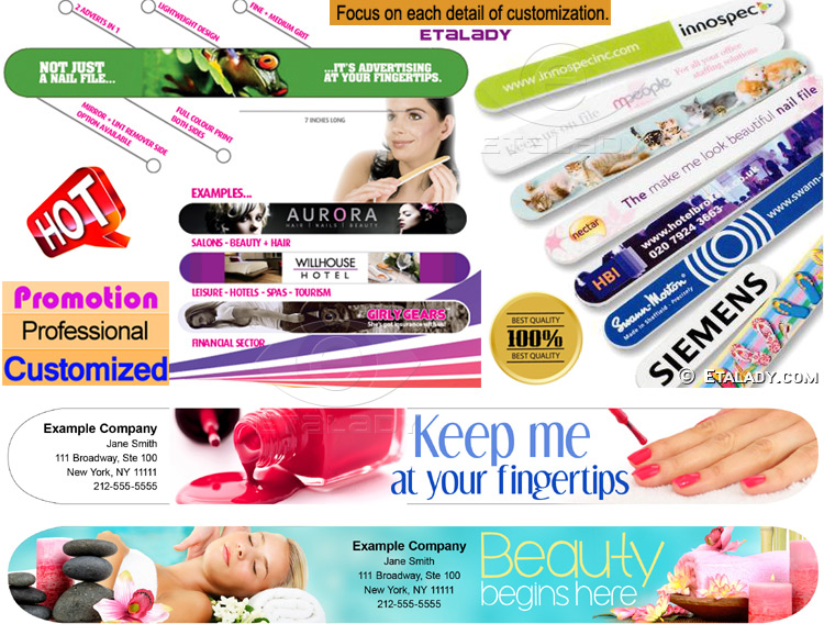 Custom Printed Nail File