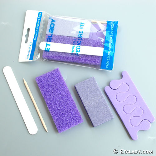 5pc Disposable Pedicure Kit with pumcie - Made Better