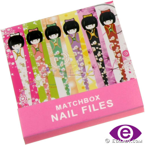 Matchbox Nail Files for gift