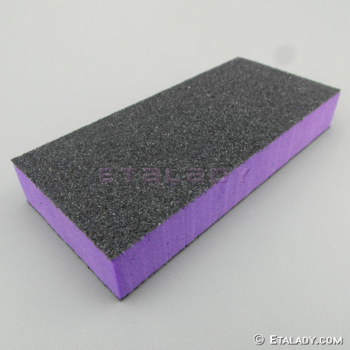 disposable nail buffer slim purple black